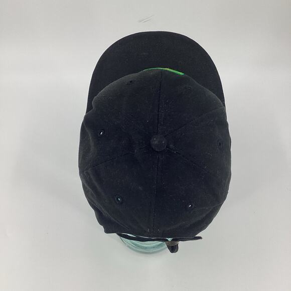 John Deere Adjustable Size Cap Hat Black Green Yellow 146 - Picture 5 of 8